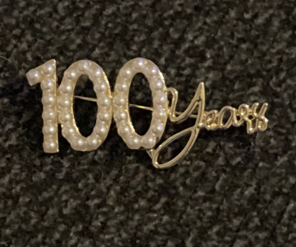 100 Years Pin Pearls